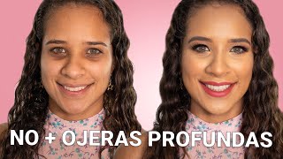 OJERAS OSCURAS Así debes cubrirlas tutorial paso a paso con correctores super baratos [upl. by Coney504]