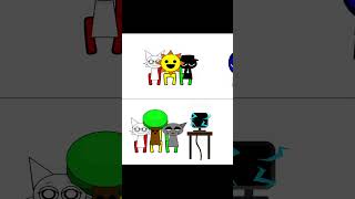 Sprunki Musical Chairs  PART 1 VS PART 2  Incredibox Sprunki shorts [upl. by Divan511]