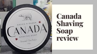 Canada Shaving Soap review [upl. by Euqinommod575]