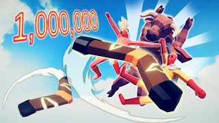 1000000 DAMAGE BOOMERANG vs EVERY UNITS  TABS  Totally Accurate Battle Simulator [upl. by Airehs]