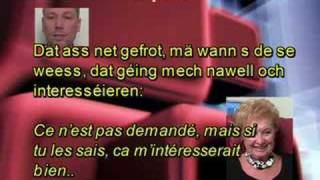 Apprendre le luxembourgeois Astrid Jérôme Lulling Clip19 [upl. by Aratahs149]