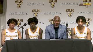 20231114 Valpo Mens Basketball Post Game Press Conference Nov 14th vs Green Bay [upl. by Okomot596]