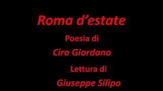 quotRoma d’estatequot Ciro Giordano [upl. by Asyral569]