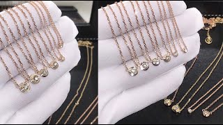 Cartier Diamants Légers Diamond Rose Gold Small Model Necklace [upl. by Anat]