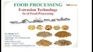 Extrusion Food Processing Technology [upl. by Duile]