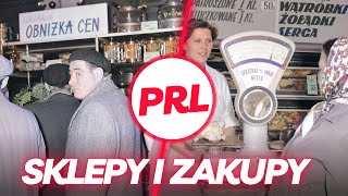 Sklepy i zakupy w PRL na archiwalnych zdjęciach z lat 1955  1985  Historia Polski [upl. by Shandeigh339]