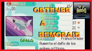 🐟 ¿DÓNDE y cómo conseguirobtener a REMORAID Nº 223 en POKÉMON ÓPALO🐟 [upl. by Akcimahs]