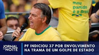 Moraes encaminhará à PGR relatório com indiciamento de Bolsonaro  Jornal da Noite [upl. by Ayamahs396]