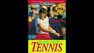 Jennifer Capriati Tennis Menu Sega Genesis Extended Relaxing Work Study Calming HD 1992 Remaster [upl. by Saitam375]