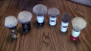 Badger Shaving Brushes Whats the Difference [upl. by Lisetta571]