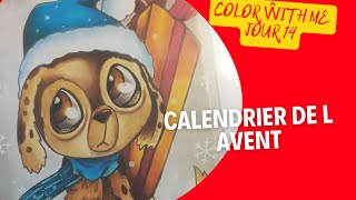 Color and Chat Test colo derwent inktense Jour 14 Calendrier de lavent kevinteoart [upl. by Aron807]