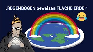 Regenbogen 🌈 als Beweis für eine flache Erde 😂 Behauptung im Check flatearth flatearthdebunked [upl. by Fonville]