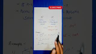 SN1 amp SN2 Reaction Pathway  Polar Protic amp Polar Aprotic Solvent [upl. by Ko]