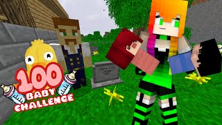 100 BABY CHALLENGE  MINECRAFT 100K 8 [upl. by Shuler250]