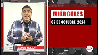 Resumen de noticias 02 de octubre de 2024  Panorama Informativo [upl. by Eelano]