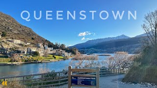 Frankton Queenstown Trail  Kawarau Historic Bridge To Hilton  New Zealand Walking Tour 4K 2023 [upl. by Nagear]