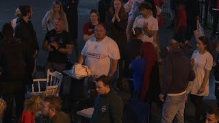 Euro 2020 England fans in London react to defeat  AFP [upl. by Jourdan389]