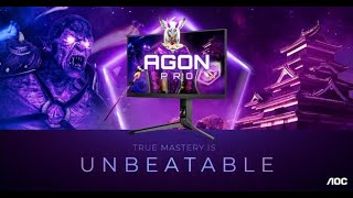 AGON BY AOC  AGON PRO AG254FG Ultrafast gaming monitor [upl. by Dlnaod]