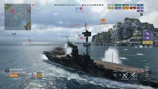 Serov vs Weser w secondary build in World of Warships Legends [upl. by Nagam]