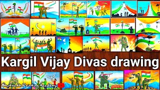 Kargil Vijay Diwas drawing poster competition [upl. by Stets407]