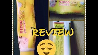 VICCO Turmeric WSO Skin Cream  Acne free skin  Review [upl. by Stenger]