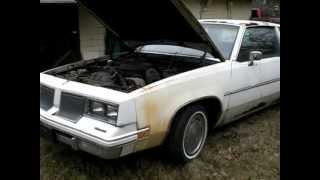 1981 GM Oldsmobile 57 diesel started after 13 years [upl. by Simonette752]