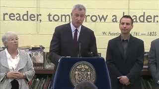 Mayor de Blasio Announces 64 New Prose School Driving Innovation Across System [upl. by Franky]