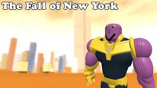 Thanoid Invades New York On September 11th Roblox [upl. by Lupe]