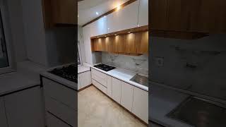 New Kitchen interior design interiordesign kitchen howtomakemodularkitchen [upl. by Bolling]