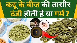 Pumpkin Seeds ki Taseer कद्दू के बीज की तासीर ठंडी या गर्म Pumpkin Seeds Benefits in hindi  Seeds [upl. by Akcire]