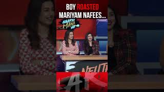 Boy ROASTED ❤️‍🔥 Mariyam Nafees 😎  shorts mariyamnafees tabishhashmi [upl. by Seve547]