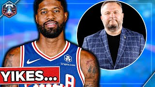 Paul George THROWS SHADE on Daryl Morey [upl. by Akenahc]