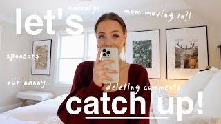 LETS CHAT  mom moving in thoughts on marriage now THAT sponsor 👀 amp daycare talk [upl. by Wileen]