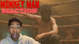 MONKEY MAN REACTION  A VIOLENT REVENGE STORY  FIRST TIME WATCHING [upl. by Kcirddor930]