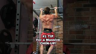 1 Tip for Building a MASSIVE Chinup 💪💯 [upl. by Aicele958]