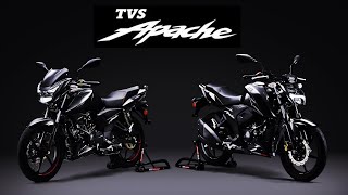 Finally 2024 Apache RTR 160 4v amp 2v Launched 🔥 New Features amp New Black Colour  On Road Price [upl. by Anairb]