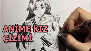 Anime Çizim Teknikleri  Anime Kız Nasıl Çizilir   Anime Çizimleri Kolay [upl. by Keely]