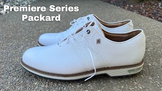 Footjoy Premiere Series Packard Golf Shoes Review  Tiger Woods Shoe of Choice [upl. by Trebmal918]