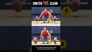 Snatch VS Clean Set Up in 30sec [upl. by Ilrebmik]