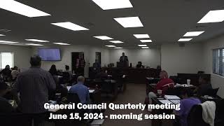 JUNE 15 2024 Quarterly Council Meeting [upl. by Rebecka774]