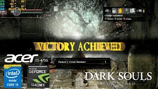 Dark Souls Remastered 60 FPS Highest Setting Geforce 940MX Acer Aspire E5475G i36006u [upl. by Pfeffer]