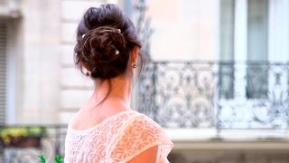 TUTO COIFFURE  Le chignon de mariée [upl. by Brantley]