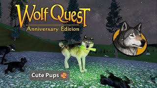 WolfQuest AE  HELLROARING MOUNTAIN achievements 2 [upl. by Llerrat]