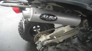 YAMAHA YFZ 450 2004 ALBA RACING EXHAUST SOUND [upl. by Jeremias]