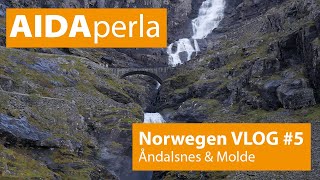 AIDAperla Norwegens Fjorde Vlog 5  Andalsnes amp Molde [upl. by Maurizio]