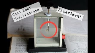 Gold Leaf Electroscope Experiment [upl. by Inek]