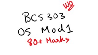 OS MODULE 1 BCS303 Operating System  22 Scheme VTU 3rd SEM CSE [upl. by Omari664]