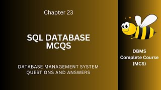 SQL Database MCQ Questions Answers PDF  SQL Database MCQs Ch 23 Class 912 Notes  SQL App Download [upl. by Aramaj]