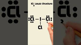 ICl3 Lewis Structure  Iodine Trichloride Lewis Structure lewisstructure ICl3 onlinepanthiya [upl. by Rafter912]