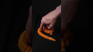 Articulated Dragon 3D Print in Orange [upl. by Riorsson]